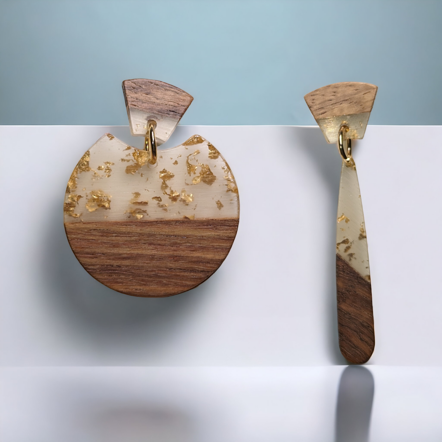 Boucles d'oreilles asymétriques