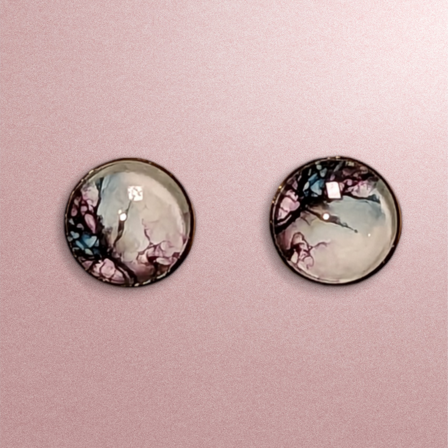 Boucles d'oreilles cabochons