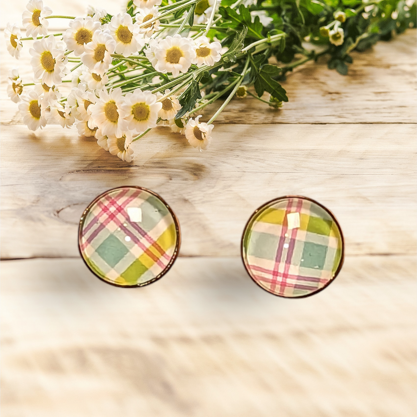 Boucles d'oreilles cabochons