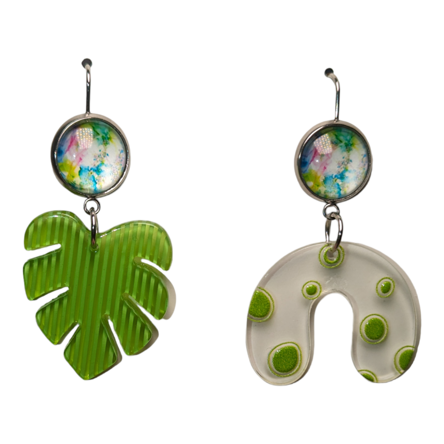 Boucles d'oreilles asymétriques