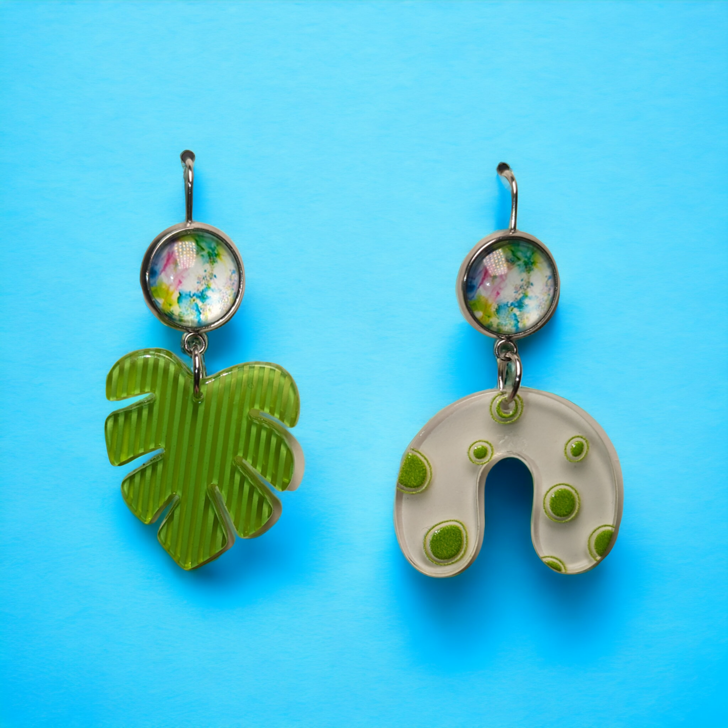 Boucles d'oreilles asymétriques