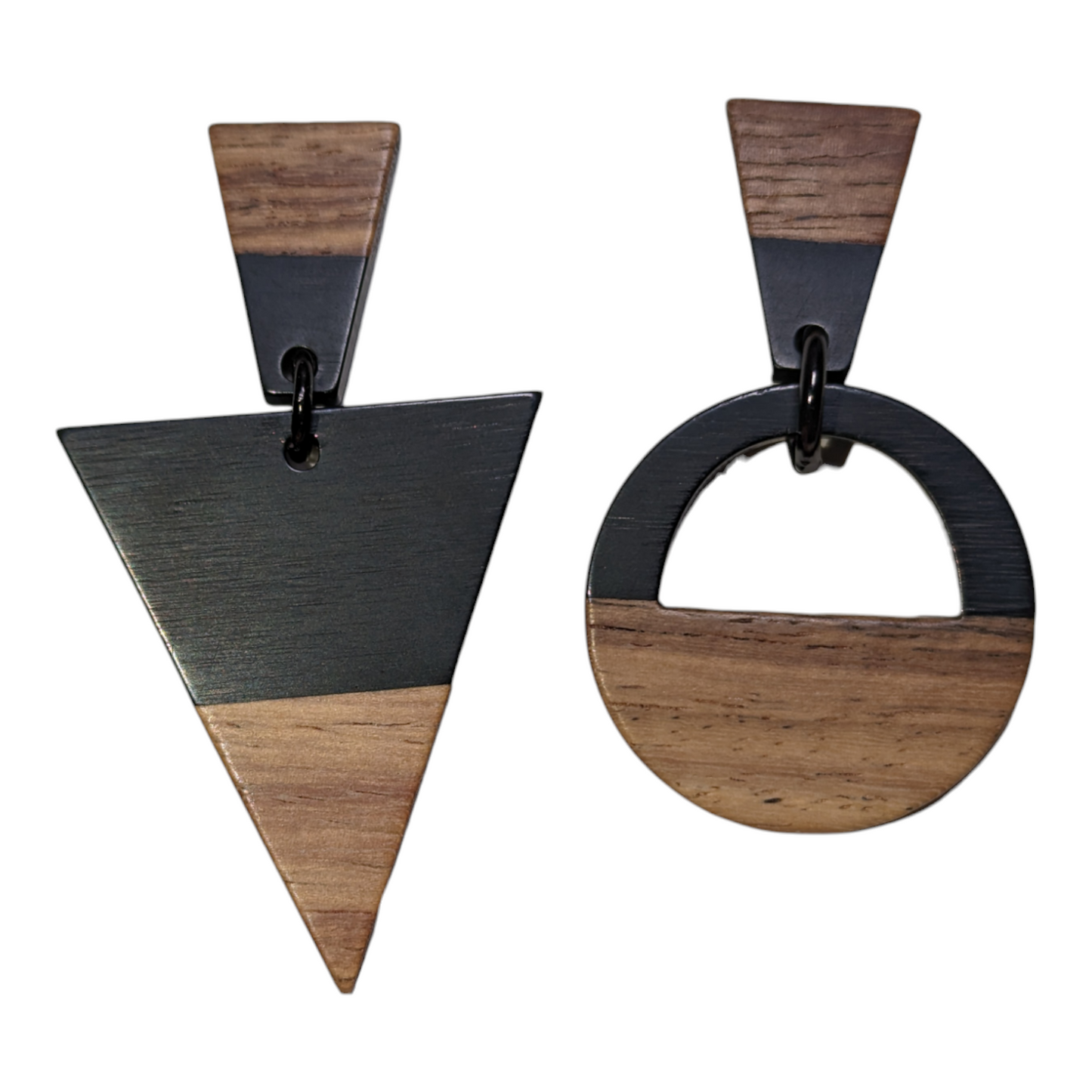 Boucles d'oreilles asymétriques