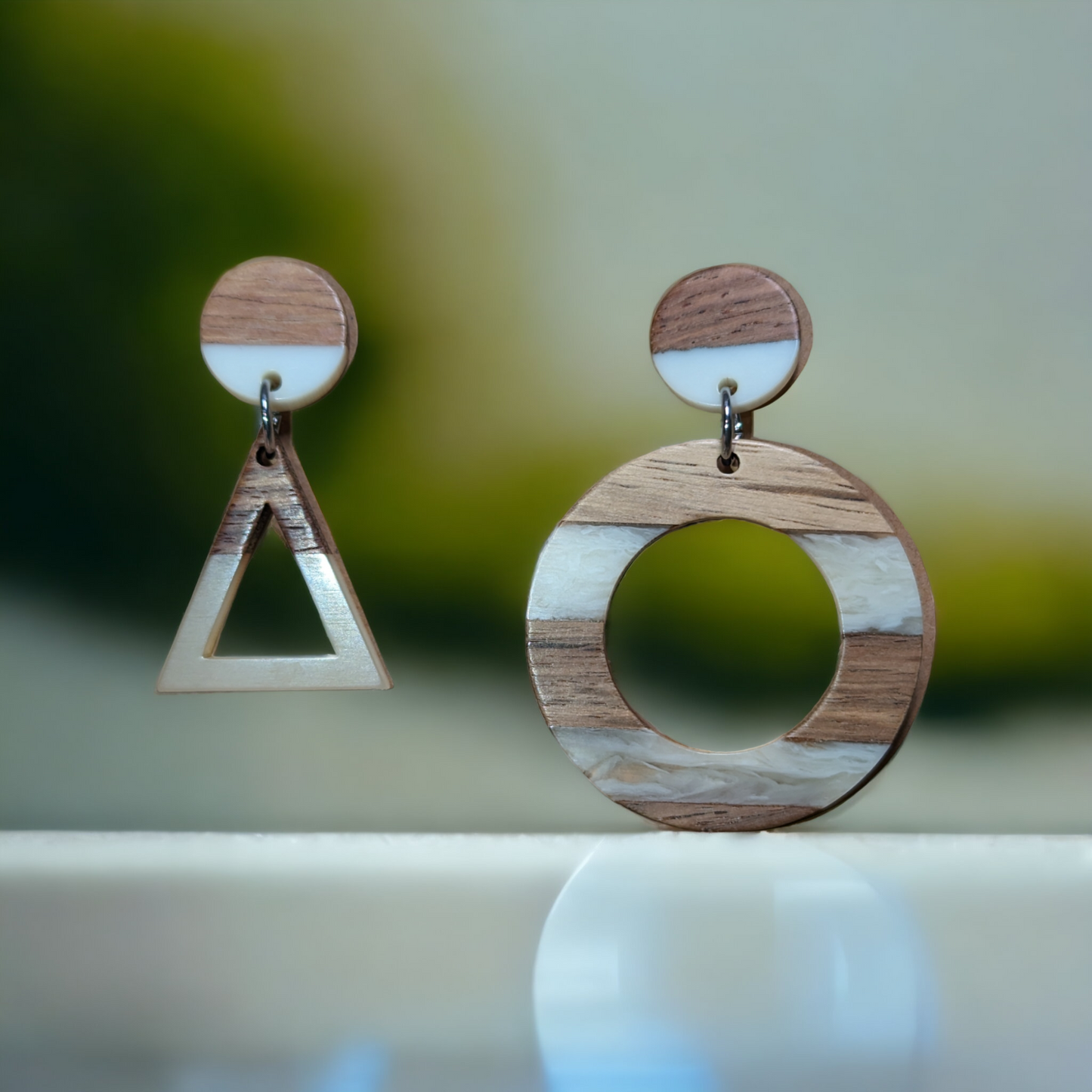 Boucles d'oreilles asymétriques