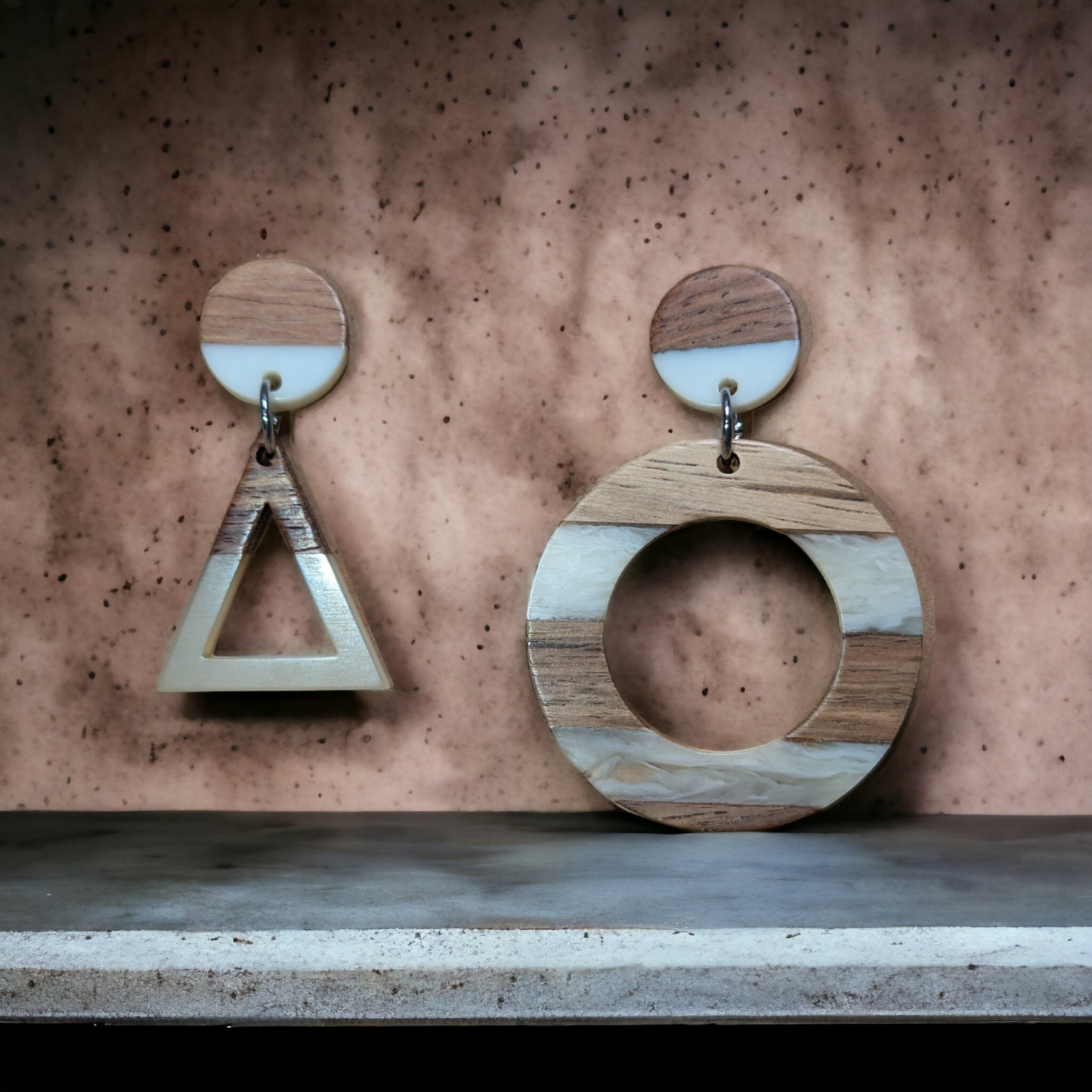 Boucles d'oreilles asymétriques